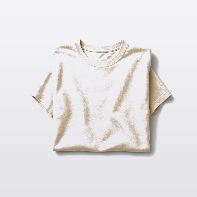UNIQLO 女裝 AIRism 棉質圓領 T 恤 白色