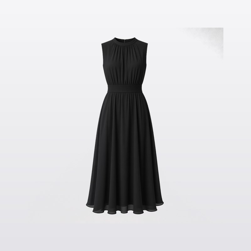 UNIQLO 女裝 細肩帶洋裝 黑色