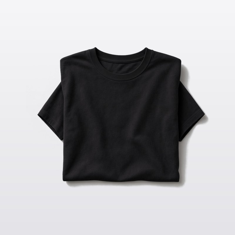 UNIQLO 女裝 厚磅 T 恤 黑色